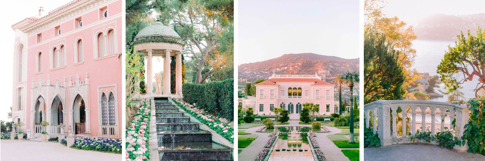 villa ephrussi de Rothschild Saint-Jean-Cap-Ferrat avec ses sompteux jardins et la vue mer