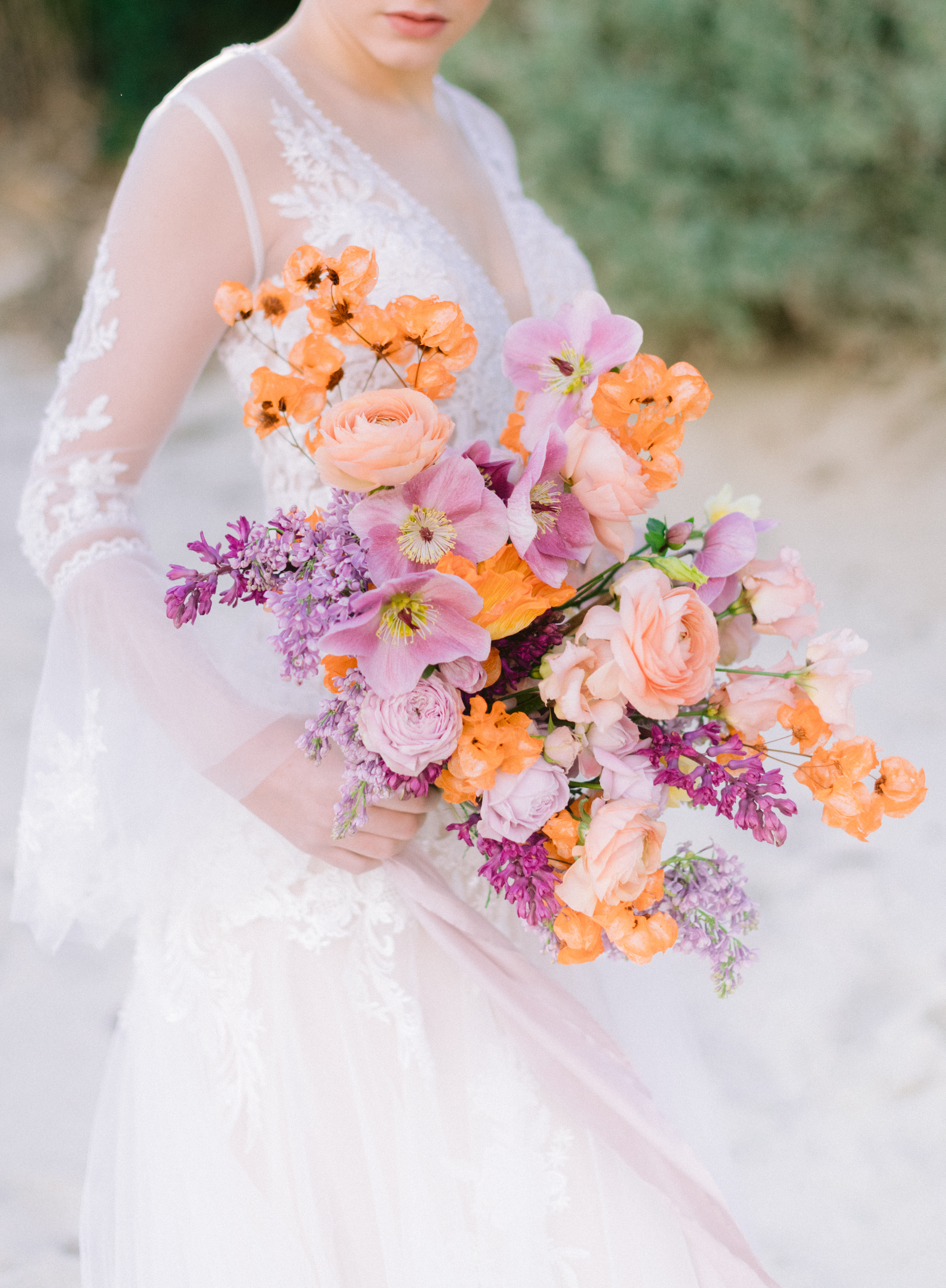 un gros boquet de mariage