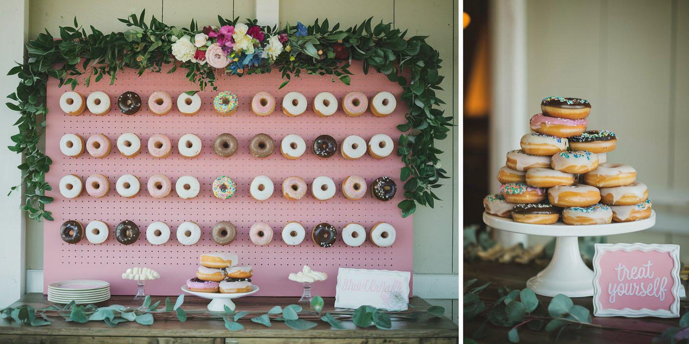 Bar à thèmes culinaire avec dégustation gastronomique lors d’un mariage